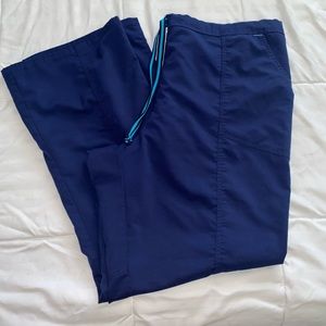 Navy blue scrub pants